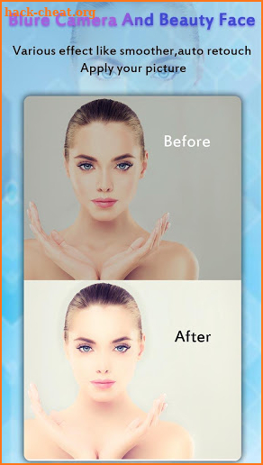 Beauty Makeover And Blure Background photo editor screenshot