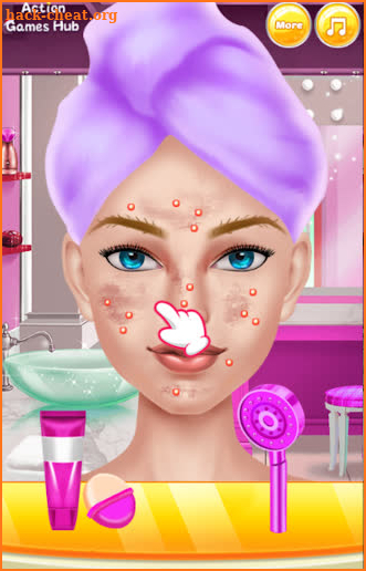 Beauty salon and makeup screenshot