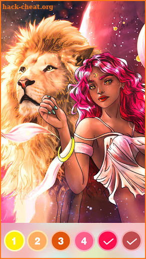 Beauty&Beast Coloring: Free coloring games offline screenshot