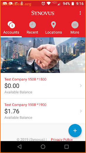 BeB Mobile Banking screenshot