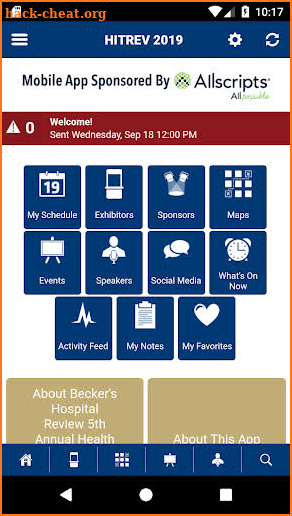 Becker’s Healthcare Events screenshot