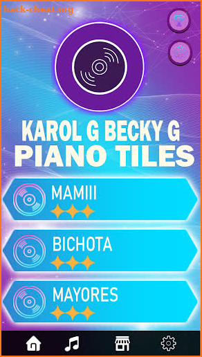 Becky G, KAROL G MAMIII Piano screenshot