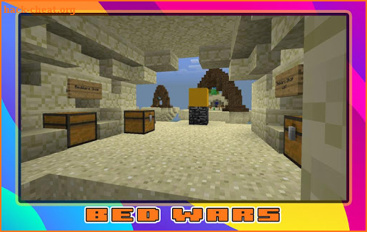 Bed Wars Map for minecraft screenshot
