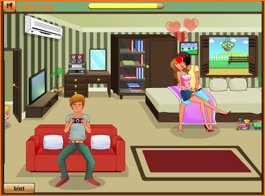 Bedroom Kissing - Kiss games for girls #1 screenshot