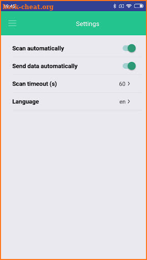 Bee hive monitoring gateway screenshot