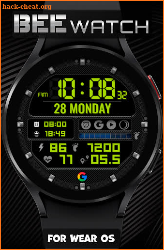 BEE LCD Watchface screenshot