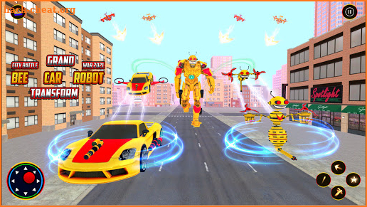 Bee Robot Car Transform War- Grand Robot Car Games screenshot