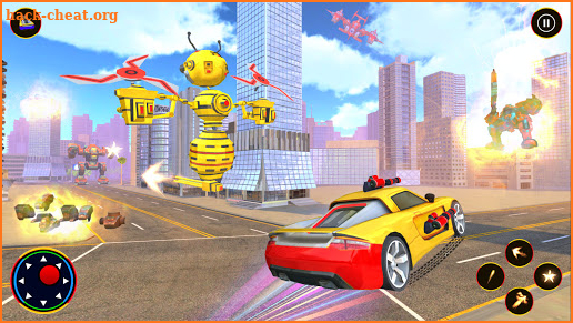 Bee Robot Car Transform War- Grand Robot Car Games screenshot