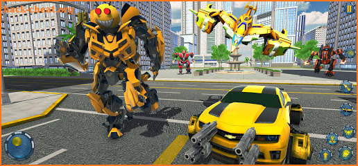 Bee Robot Transformation Wasp Game screenshot
