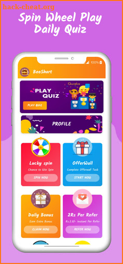 Bee Short - Get rewards to play Quizzes screenshot