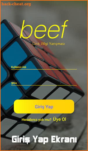 Beef Canlı Bilgi Yarışması screenshot
