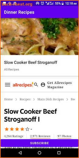 Beef Recipes screenshot