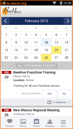 BeeHive Homes Connect screenshot