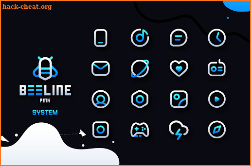 BeeLine Blue IconPack screenshot