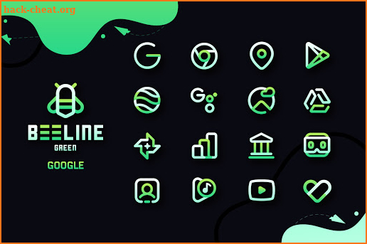 BeeLine Green Iconpack screenshot
