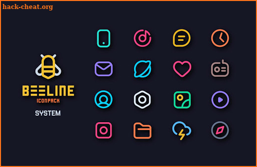 BeeLine Icon Pack screenshot