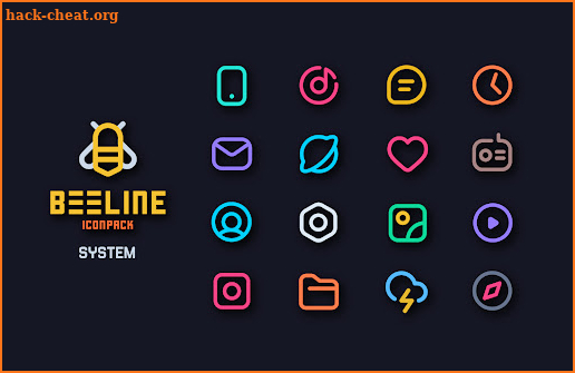 BeeLine IconPack : Demo screenshot