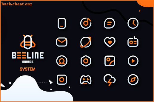 BeeLine Orange IconPack screenshot