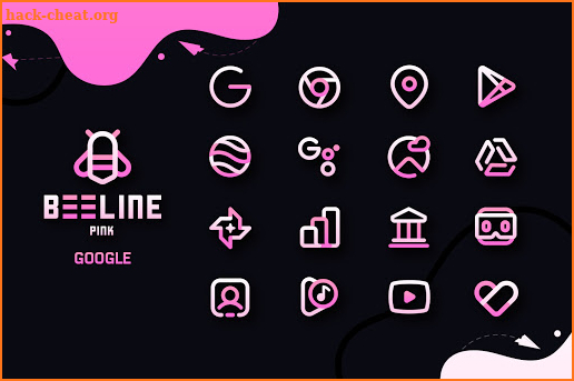 BeeLine Pink Iconpack screenshot