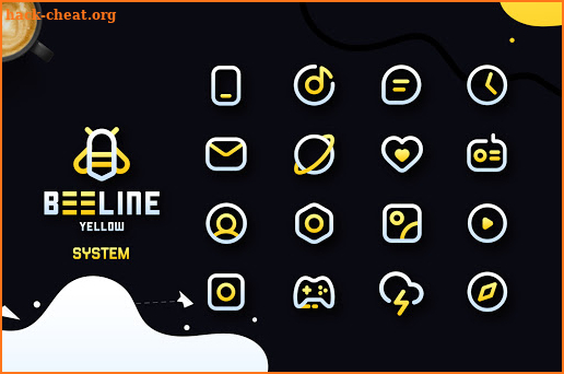 BeeLine Yellow IconPack screenshot
