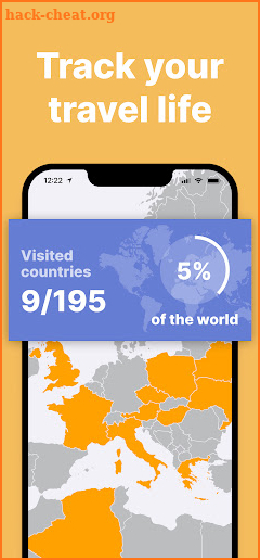 been: track visited countries screenshot