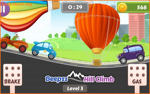Beepzz Hill Climb - racing game for kids screenshot