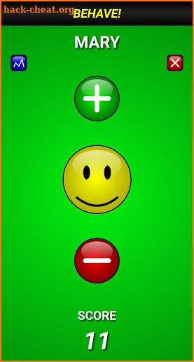 Behave! - Simple points tracker for kid behavior screenshot