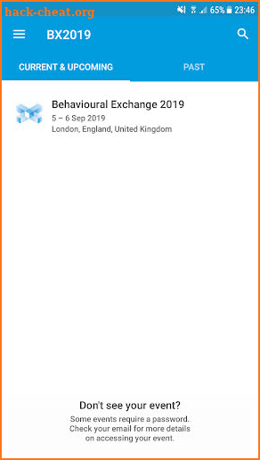 Behavioural Exchange screenshot
