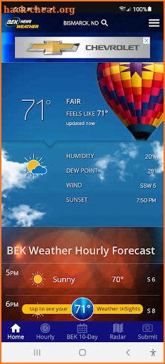 BEK Weather screenshot