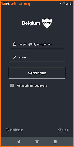 Belgium VPN screenshot