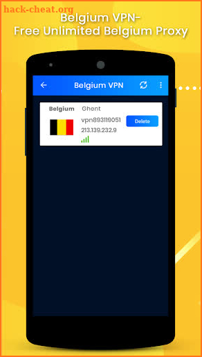 Belgium VPN-Free Unlimited Belgium Proxy screenshot