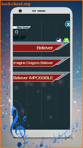Believer Piano Tiles Game screenshot
