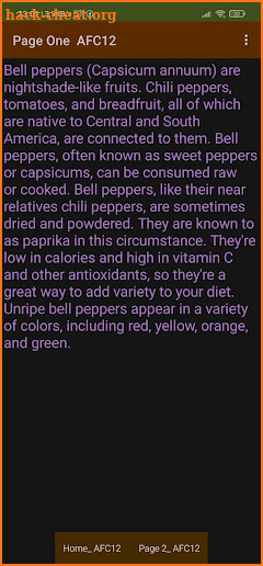 Bell pepper screenshot