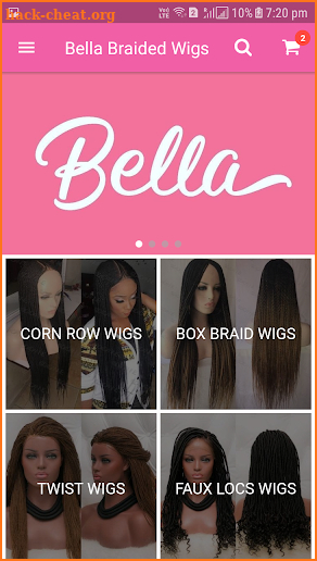 Bella Braided Wigs screenshot