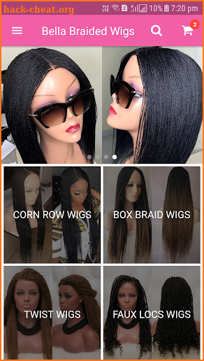 Bella Braided Wigs screenshot