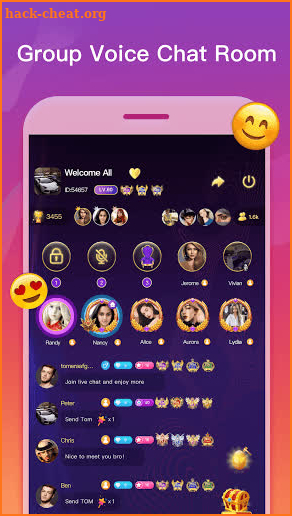 Bella Chat - Group Voice Chat Rooms screenshot