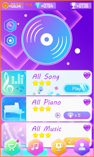 Bella Ciao Piano Tiles Game screenshot