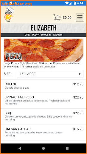 Bella Pizza, New Jersey screenshot