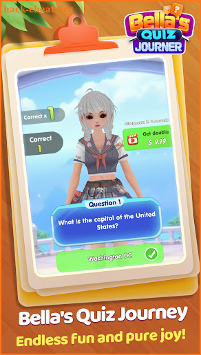 Bella's Quiz Journey screenshot