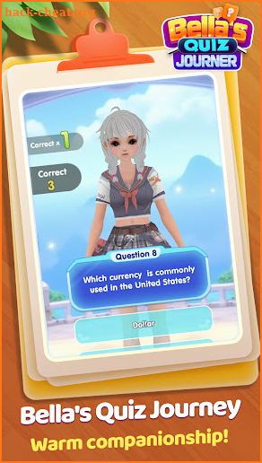 Bella's Quiz Journey screenshot