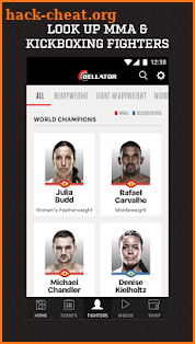 Bellator MMA screenshot