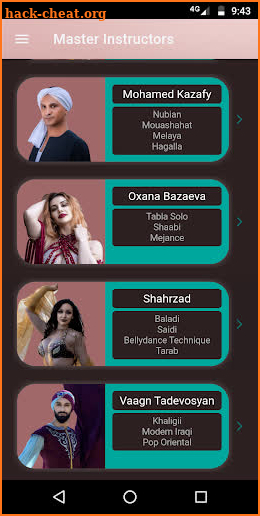 Belly Dance App screenshot