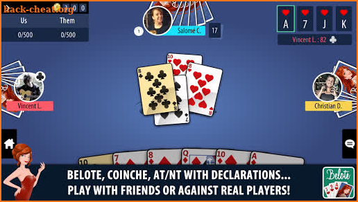 Belote Multiplayer screenshot