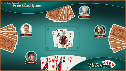 Belote.com - Free Belote Game screenshot