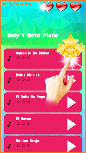 Bely Y Beto Piano Tiles Game screenshot