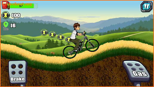 Ben 10: Bicycle Climb Adventures screenshot