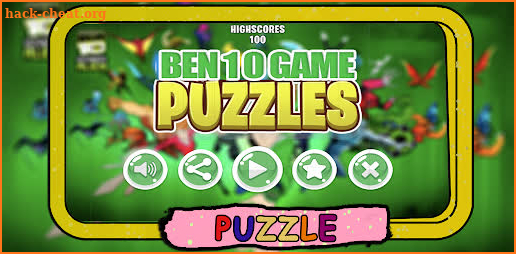 Ben Alien 10 puzzle- Superhero screenshot
