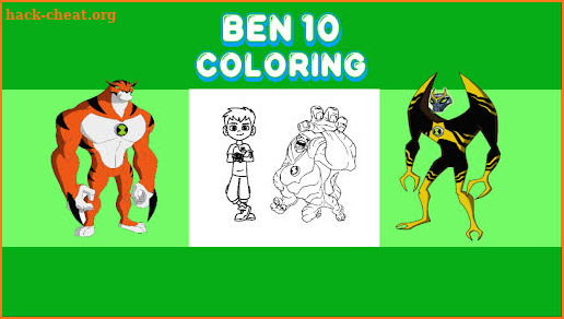 Ben Aliens-10 Coloring screenshot