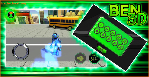 Ben Alien's Power 10 Force - 3D GAME screenshot