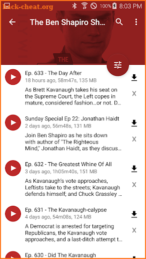 Ben: Ben Shapiro Podcast screenshot